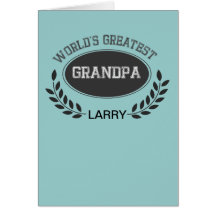Worlds Greatest Grandpa Card
