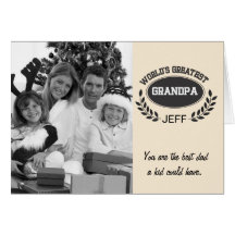 Worlds Greatest Grandpa Greeting Card