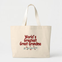 World's Greatest Great Grandma Bag