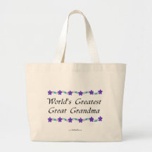 World's Greatest Great Grandma Bags