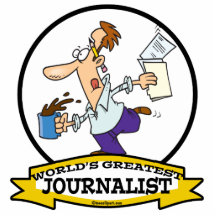 WORLDS GREATEST JOURNALIST II MEN CARTOON PHOTO SCULPTURE