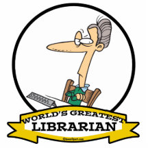WORLDS GREATEST LIBRARIAN II CARTOON PHOTO CUTOUTS