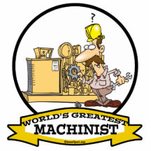 WORLDS GREATEST MACHINIST MEN CARTOON PHOTO SCULPTURE