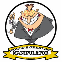 WORLDS GREATEST MANIPULATOR MEN CARTOON CUT OUT