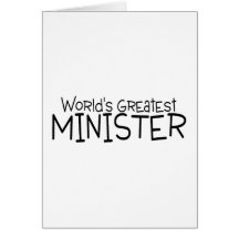 Worlds Greatest Minister Cards