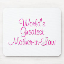 Worlds Greatest Mother In Law Mousemat