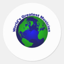 World's Greatest Musician Sticker