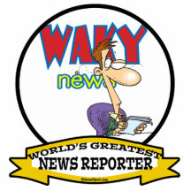 WORLDS GREATEST NEWS REPORTER MEN CARTOON PHOTO CUT OUTS