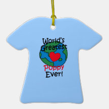 World's Greatest Poppy Ever Christmas Ornament