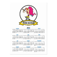WORLDS GREATEST PUNK ROCKER GIRL CARTOON BUSINESS CARD TEMPLATES