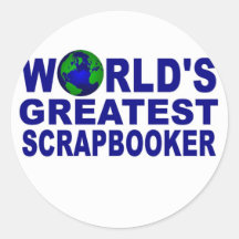 World's Greatest Scrapbooker Stickers
