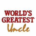 World's Greatest Uncle Embroidered Hoody