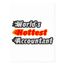 World's Hottest Accountant Postcard