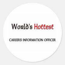 Worlds Hottest Careers Information Officer Stickers