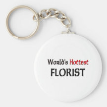 Worlds Hottest Florist Keychains