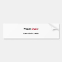 World's Sexiest Computer Programmer Bumper Stickers