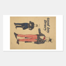 WPA Vintage Rectangular Stickers