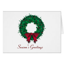 Wreath Greeting Card