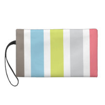 wristlet  with colourful stripes