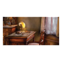 Writer - Desk of an Inventor Photo Cards