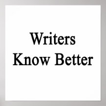 Writers Know Better Poster