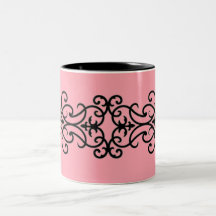 Wrought Iron Pink Mug