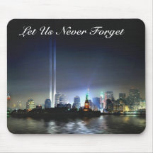 WTCLights, Let Us Never Forget Mousepad