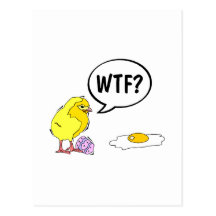 WTF Chick Post Cards