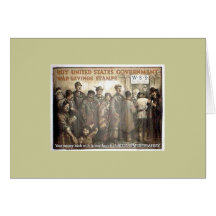 WW1Stamps Greeting Card