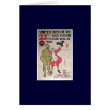 WW1UnitedMen Greeting Card