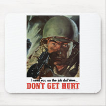 WW2 -- Don't Get Hurt Mousepads