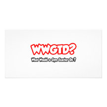 WWGTD...What Would a Gym Teacher Do? Personalized Photo Card