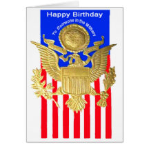 WWII Military Birthday Card