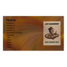 WWII Patriotic Poster Business Card