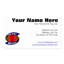WWII Vet Business Card Template