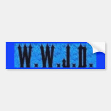 wwjd bumper sticker