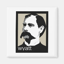 wyatt earp refrigerator magnets