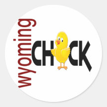 Wyoming Chick 1 Sticker