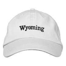 Wyoming Embroidered Hat
