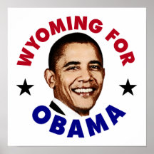 Wyoming For Obama Print