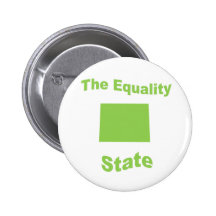 Wyoming: The Equality State Pinback Button