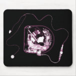 X-RAY DISCMAN - BLACK PINK MOUSE PADS