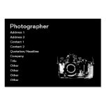 X-RAY VISION CAMERA - BLACK & WHITE BUSINESS CARD
