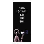 X-RAY VISION SKELETON ON MEGAPHONE - ORIGINAL PERSONALISED RACK CARD