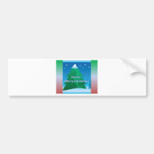 xmas bumper sticker