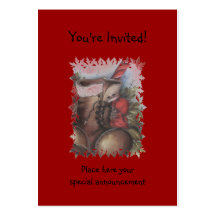 XMAS INVITATION BUSINESS CARD TEMPLATES