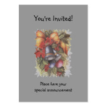 XMAS INVITATION BUSINESS CARDS