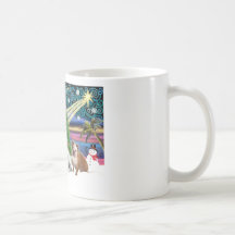 Xmas Magic - 2 English Bulldogs Mugs