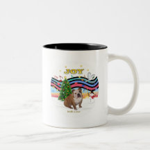Xmas Music (RP) - English Bulldog 1 Mugs