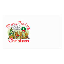 Xmas Reindeer Business Card Template